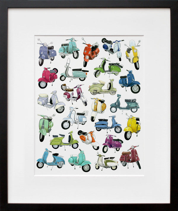 25 Scooter Drawings (Final Sale)