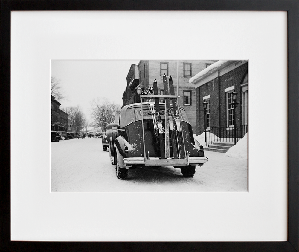 Woodstock, Vermont in a black frame