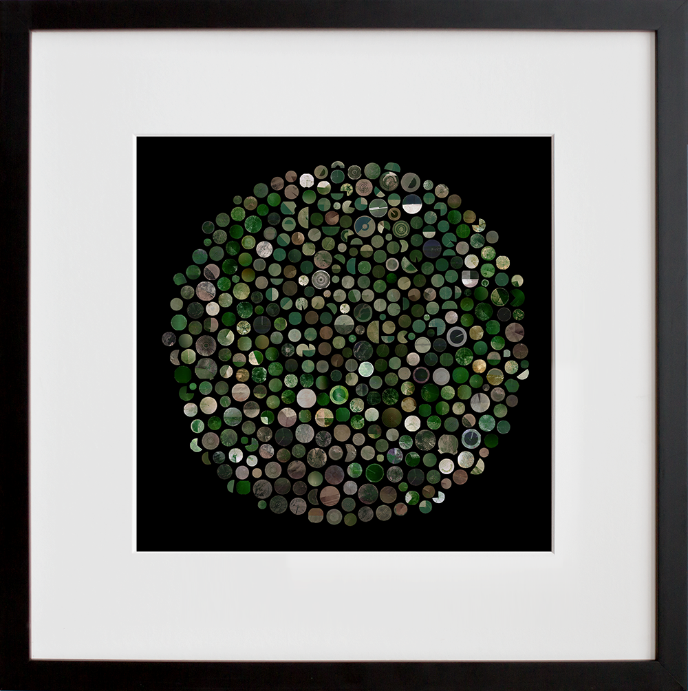 206 Circular Farms in a black frame