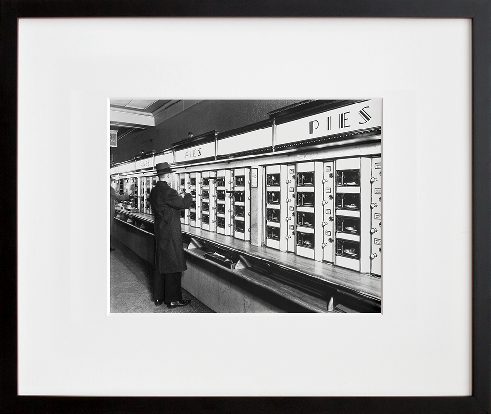 Automat, 977 Eighth Avenue, Manhattan in a black frame