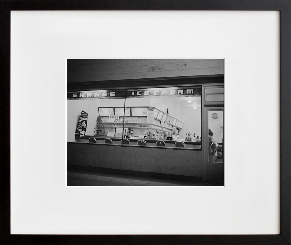 Night Parlor in a black frame