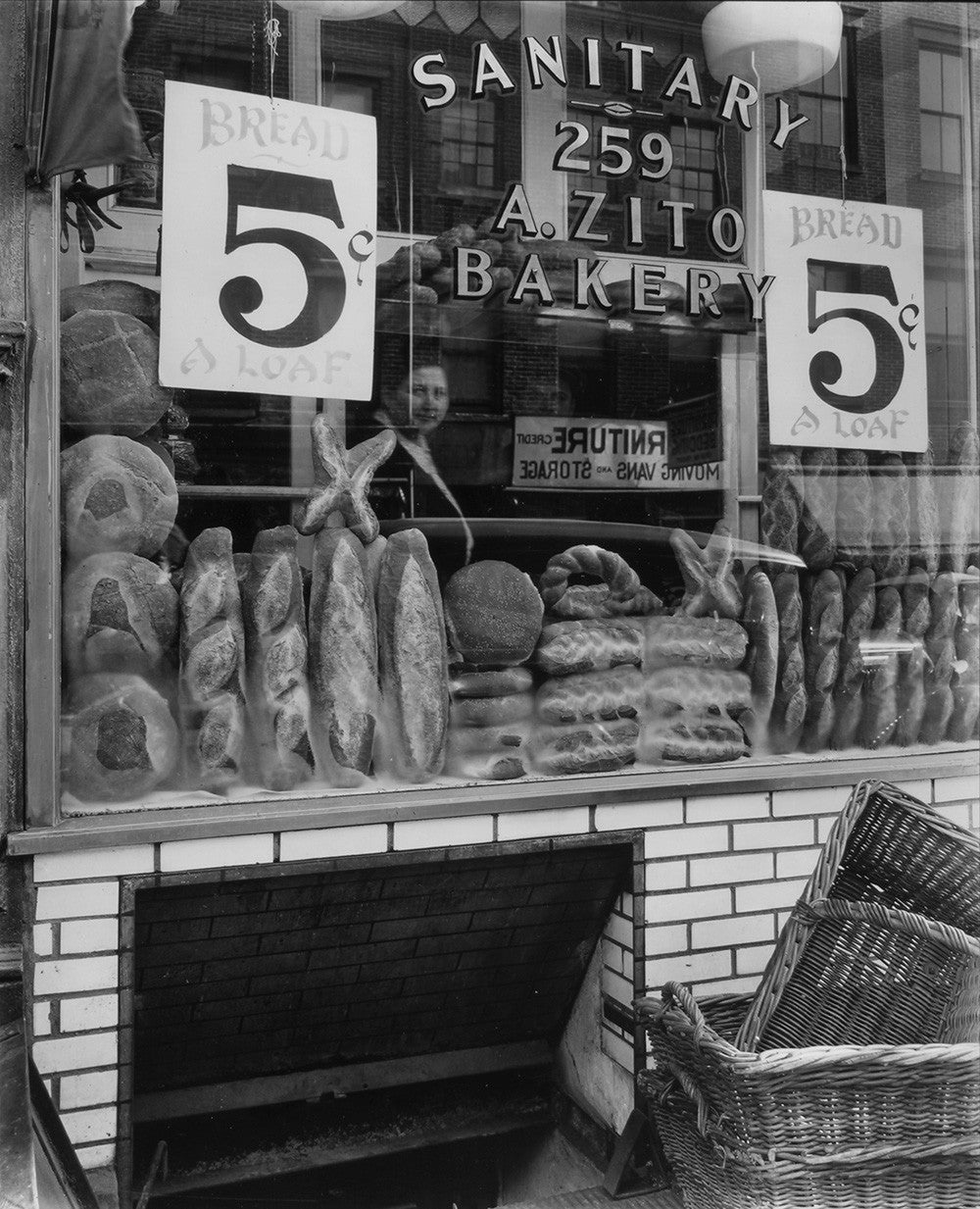 Berenice Abbott's Bread Store, 259 Bleecker Street, Manhattan