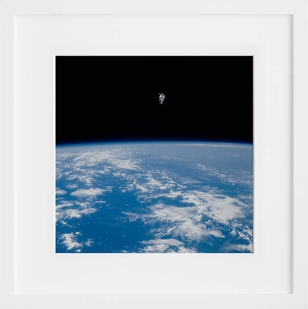 Views of the extravehicular activity during STS 41-B