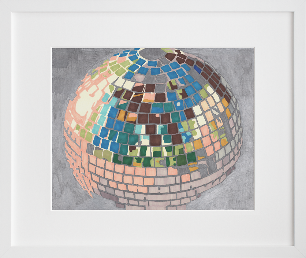 The Last Days of Disco in a white frame