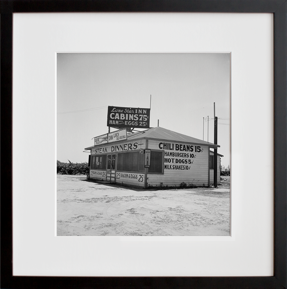 Road House on US 99 in a black frame