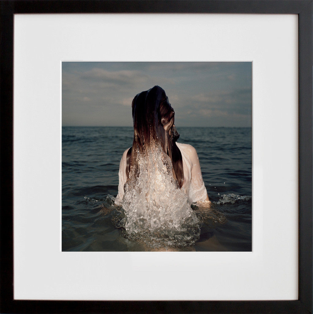 Ablution, from The Barking Wall in a black frame