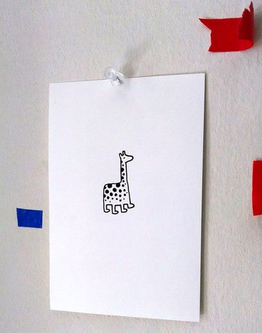 Original Giraffe Drawing