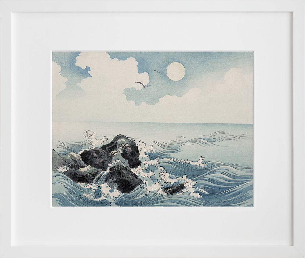 Kojima zu in a white frame