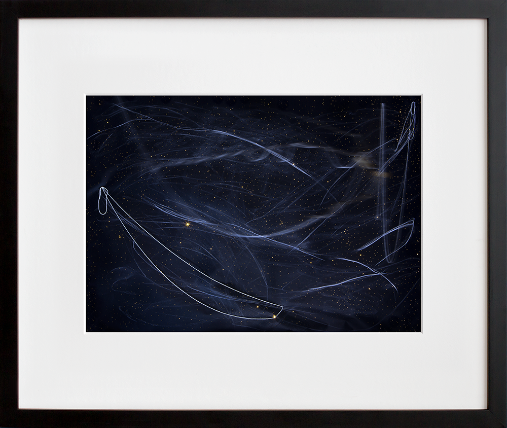 Dizzy in a black frame