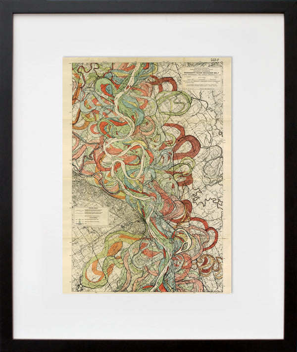 Load image into Gallery viewer, Plate 22, Sheet 6, Ancient Courses Mississippi River Meander Belt
