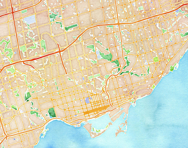 Watercolor Toronto