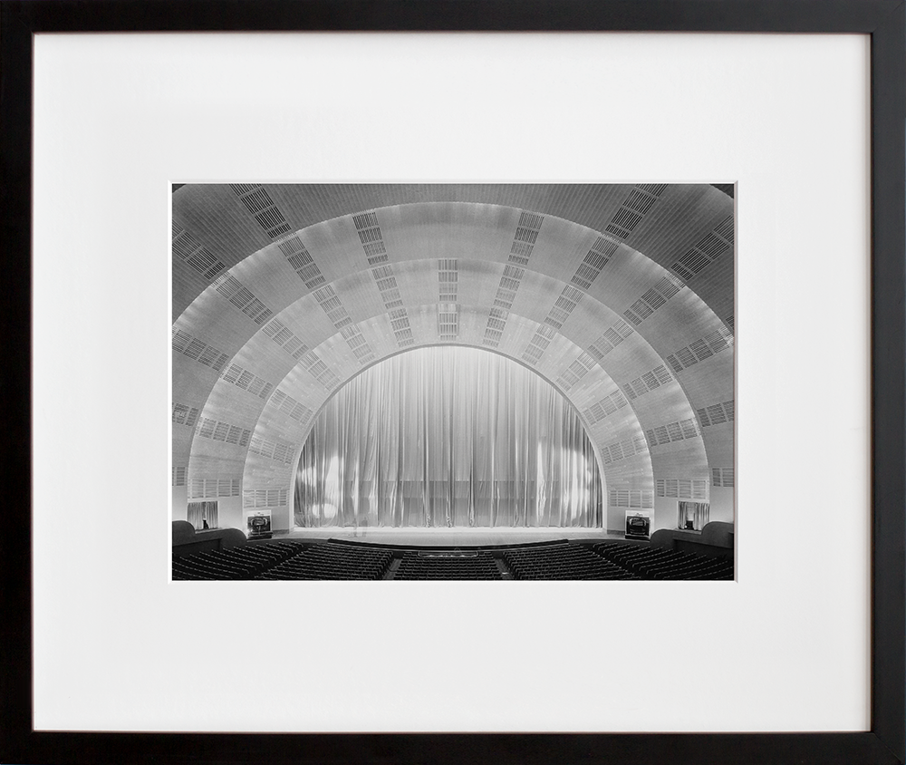 Radio City Music Hall in a black frame