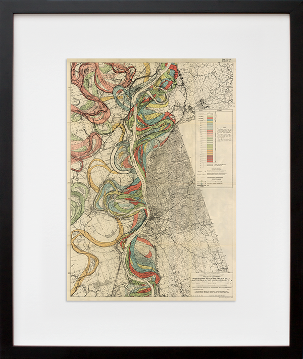 Load image into Gallery viewer, Plate 22, Sheet 12, Ancient Courses Mississippi River Meander Belt
