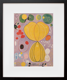 HIlma af Klint's The Ten Largest, No. 7, Adulthood, Group IV in a black frame