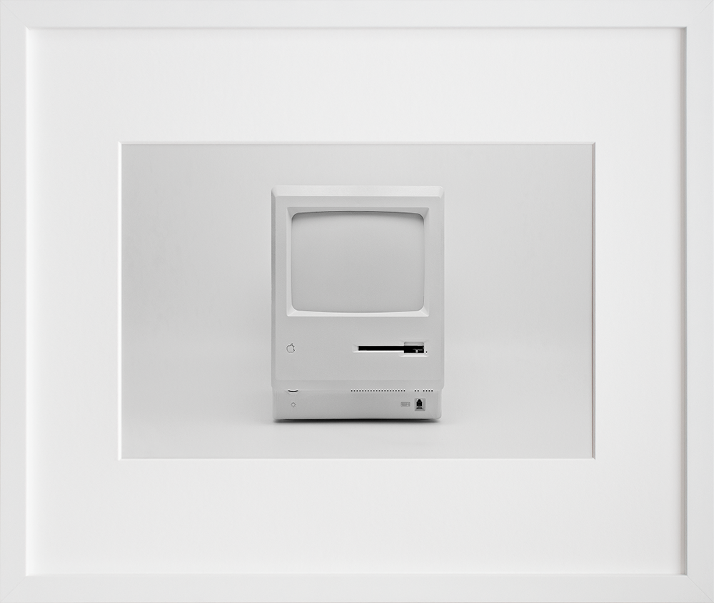 Macintosh in a white frame
