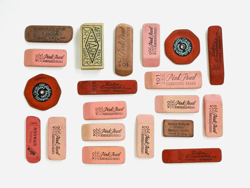 Lisa Congdon's Day 1: Vintage Erasers