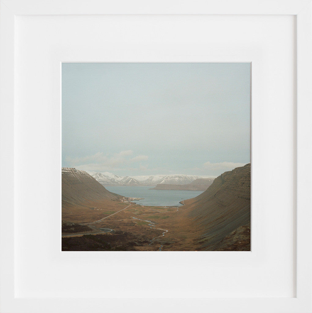 Bildudalur in a white frame