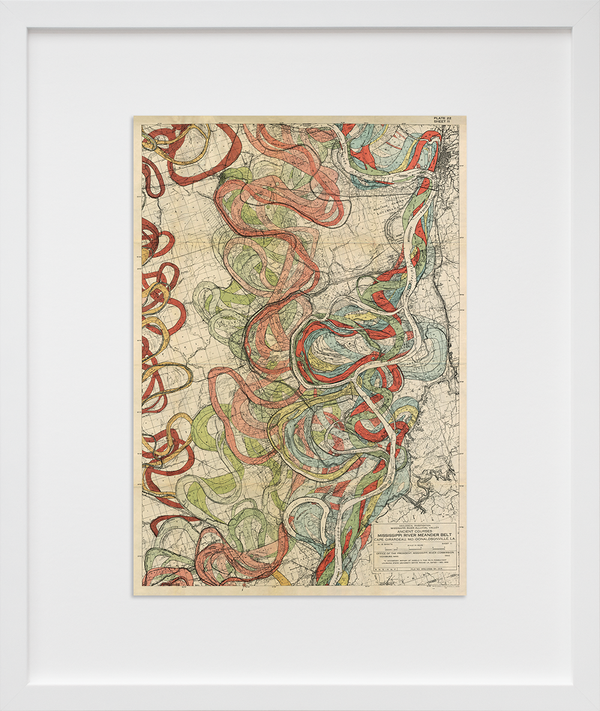 Load image into Gallery viewer, Plate 22, Sheet 11, Ancient Courses Mississippi River Meander Belt
