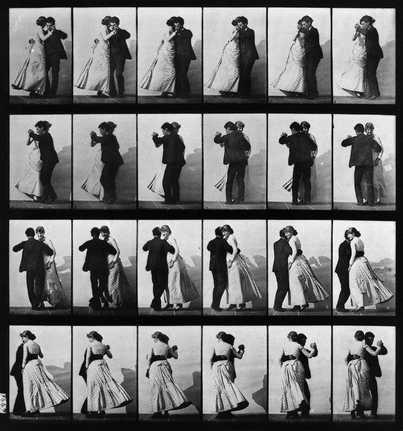 Eadweard Muybridge's Animal Locomotion; Plate 197 (Couple Dancing)