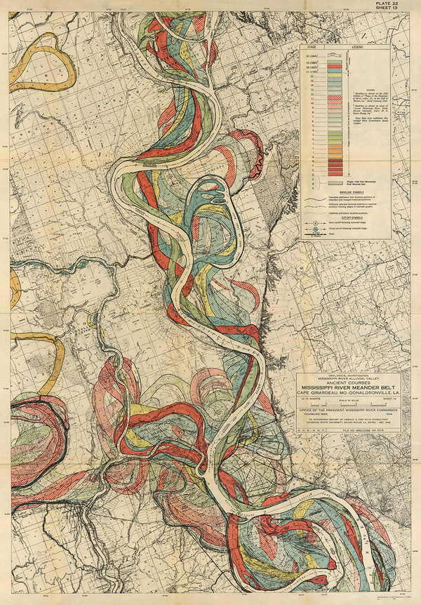 Plate 22, Sheet 13, Ancient Courses Mississippi River Meander Belt