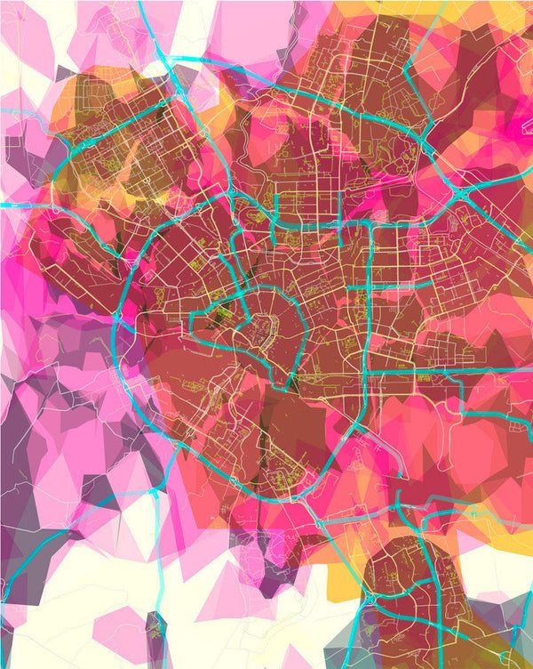 Load image into Gallery viewer, prettymaps (amsterdam)
