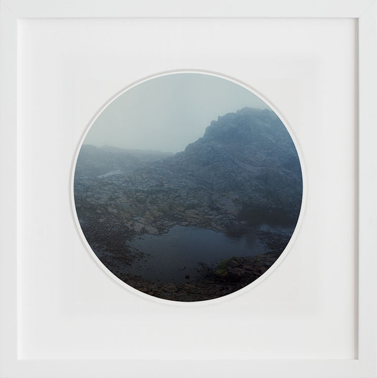 Arthur's Seat in a white frame