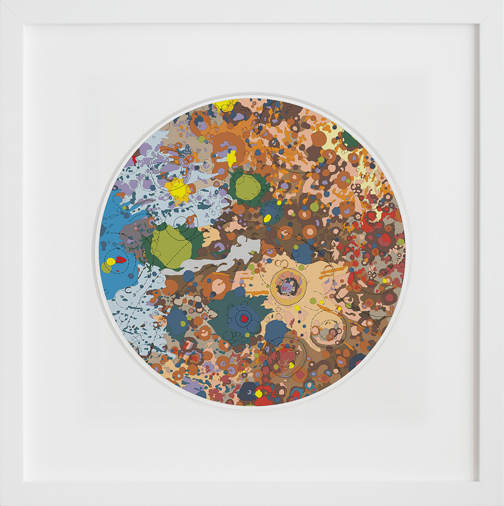 South Side of the Moon in a white frame