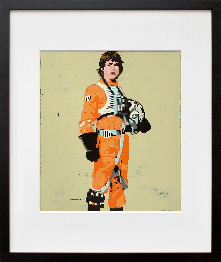 Luke Skywalker in a black frame
