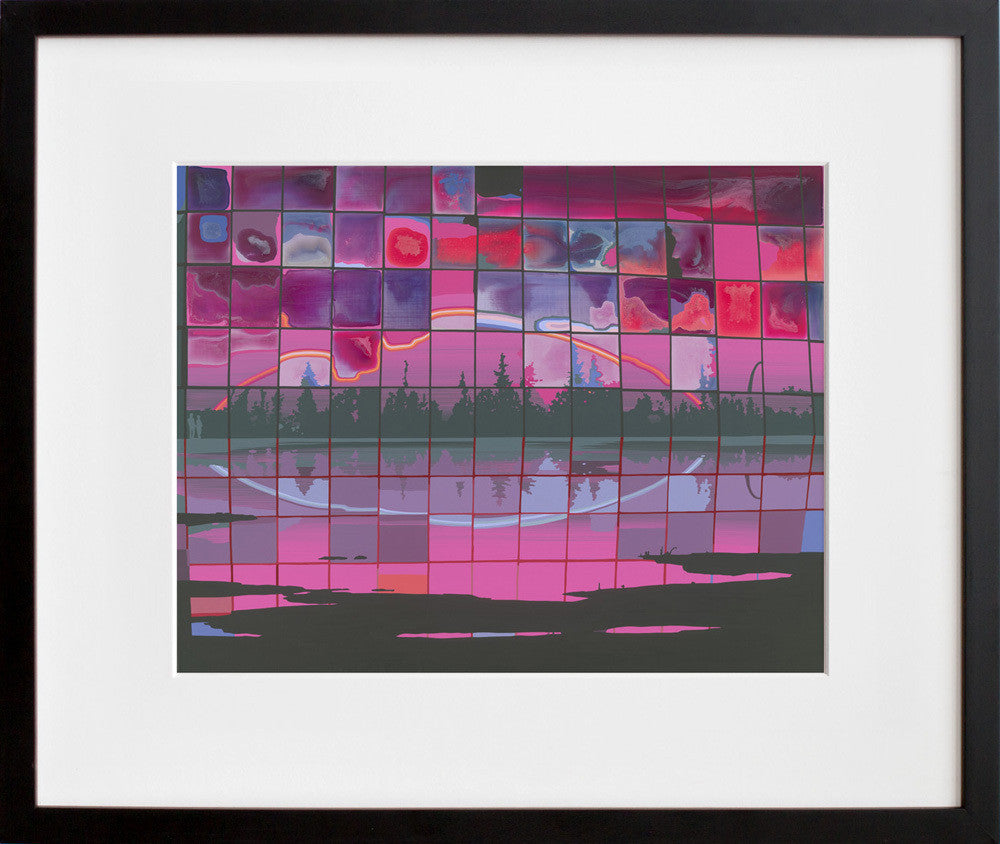 Chemical Schematic in a black frame