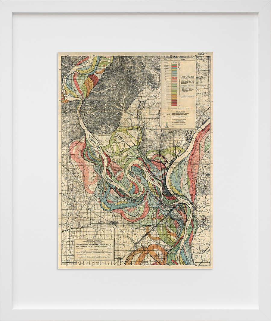 Plate 22, Sheet 1, Ancient Courses Mississippi River Meander Belt