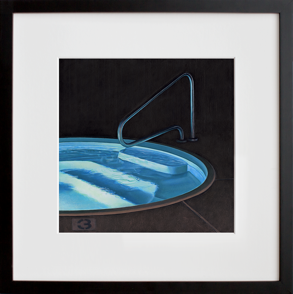 Dip in the Night in a black frame
