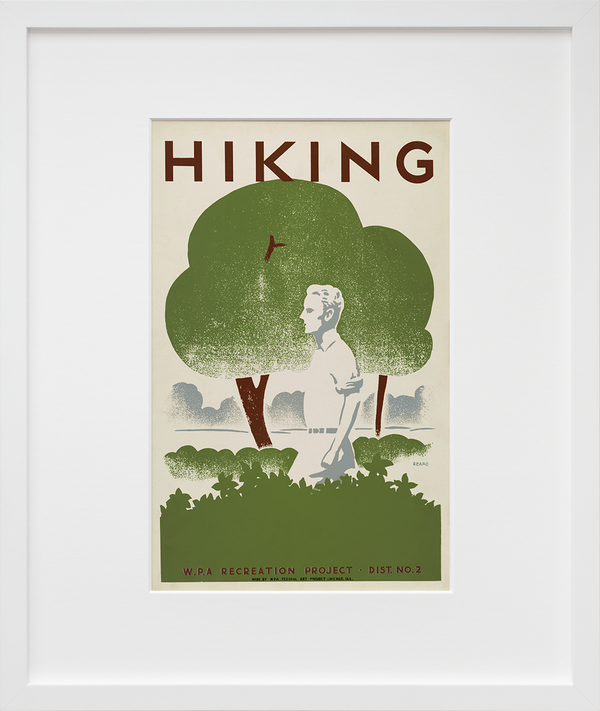 Load image into Gallery viewer, Hiking—WPA recreation project, Dist. No. 2
