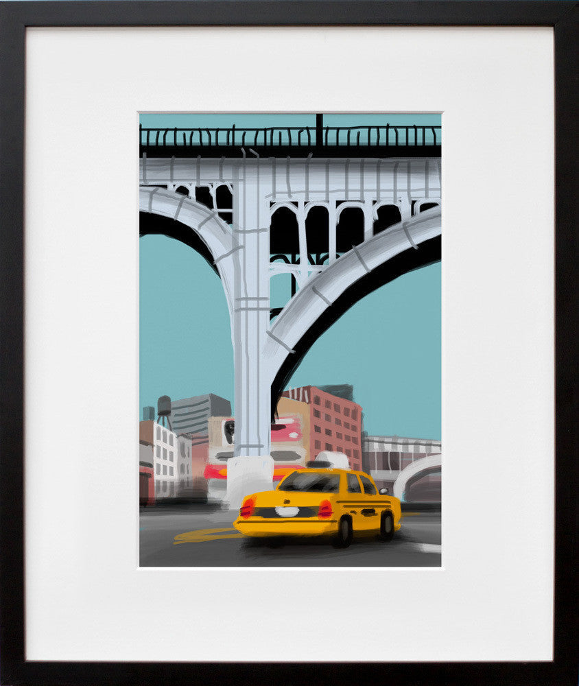 Going Under in a black frame