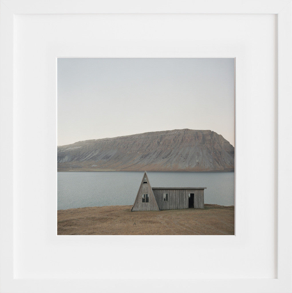 abandoned beauty in a white frame