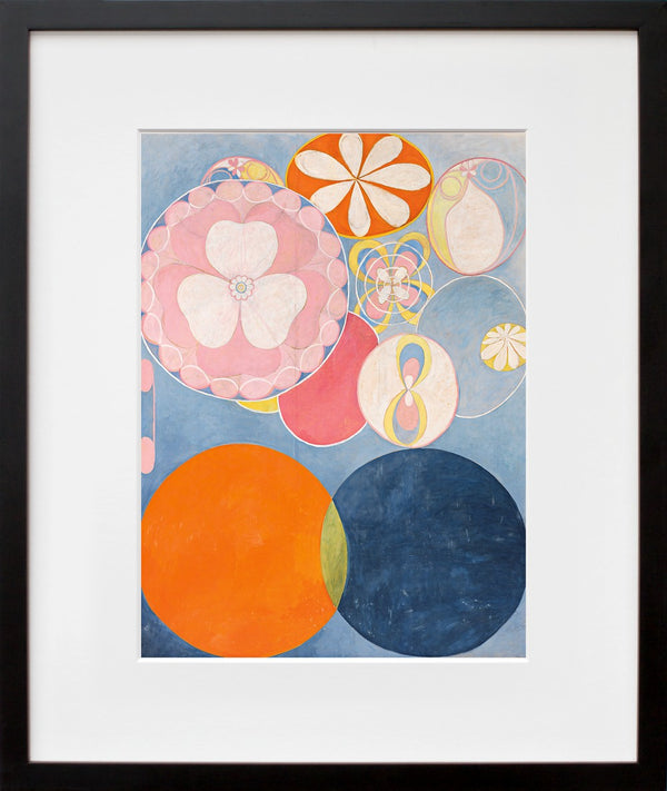 The Ten Largest, No. 2, Childhood, Group IV in a black frame
