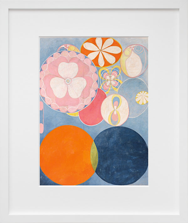The Ten Largest, No. 2, Childhood, Group IV in a white frame