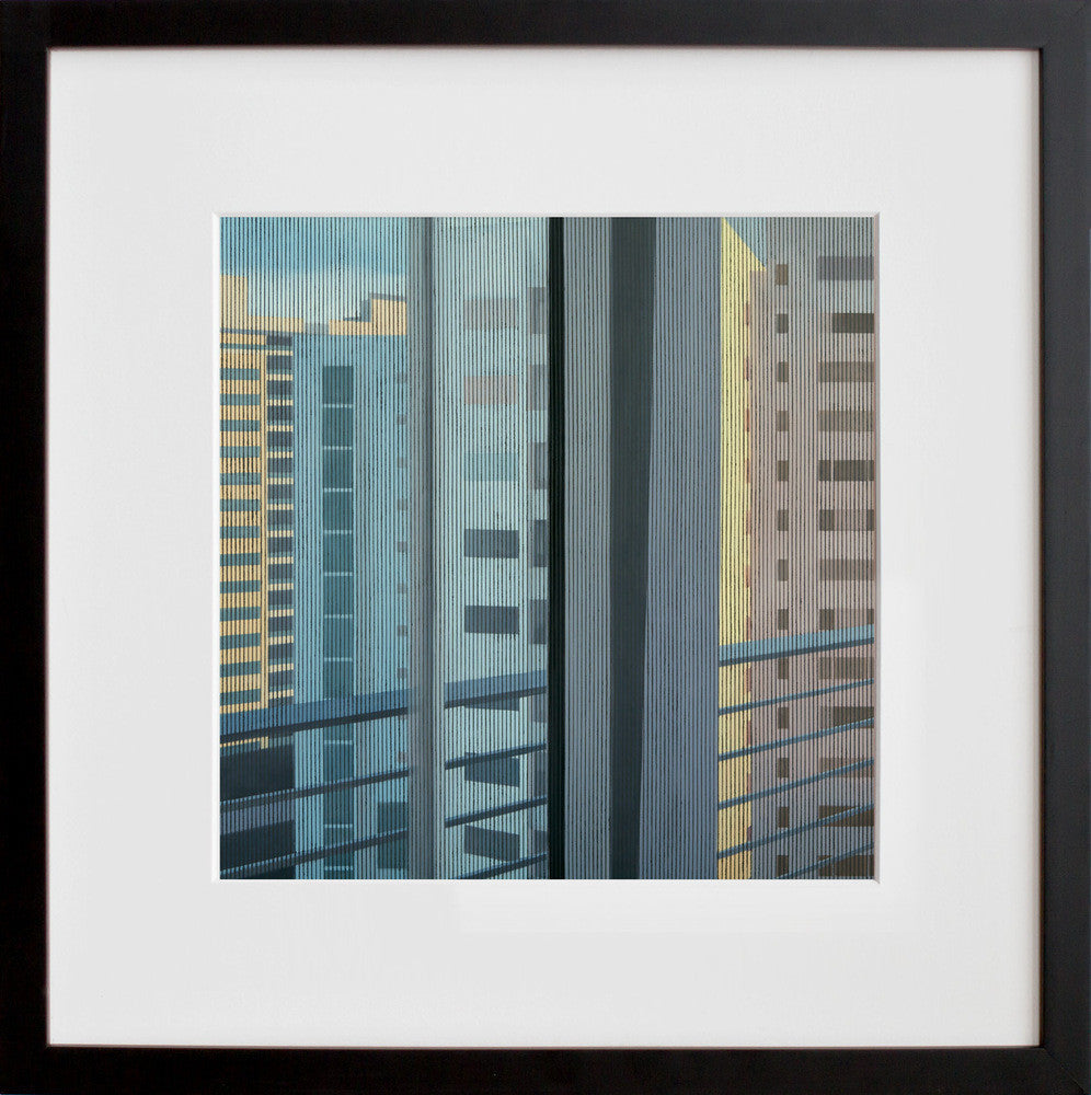 Scrim in a black frame