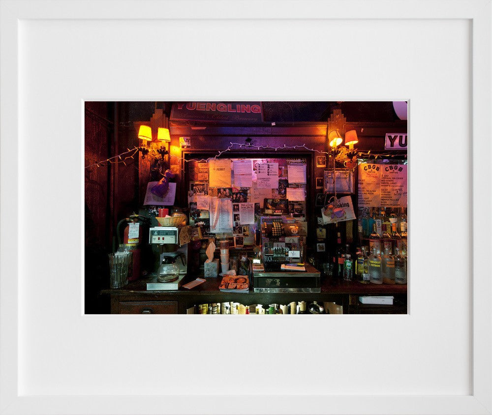 CBGB (Register) in a white frame