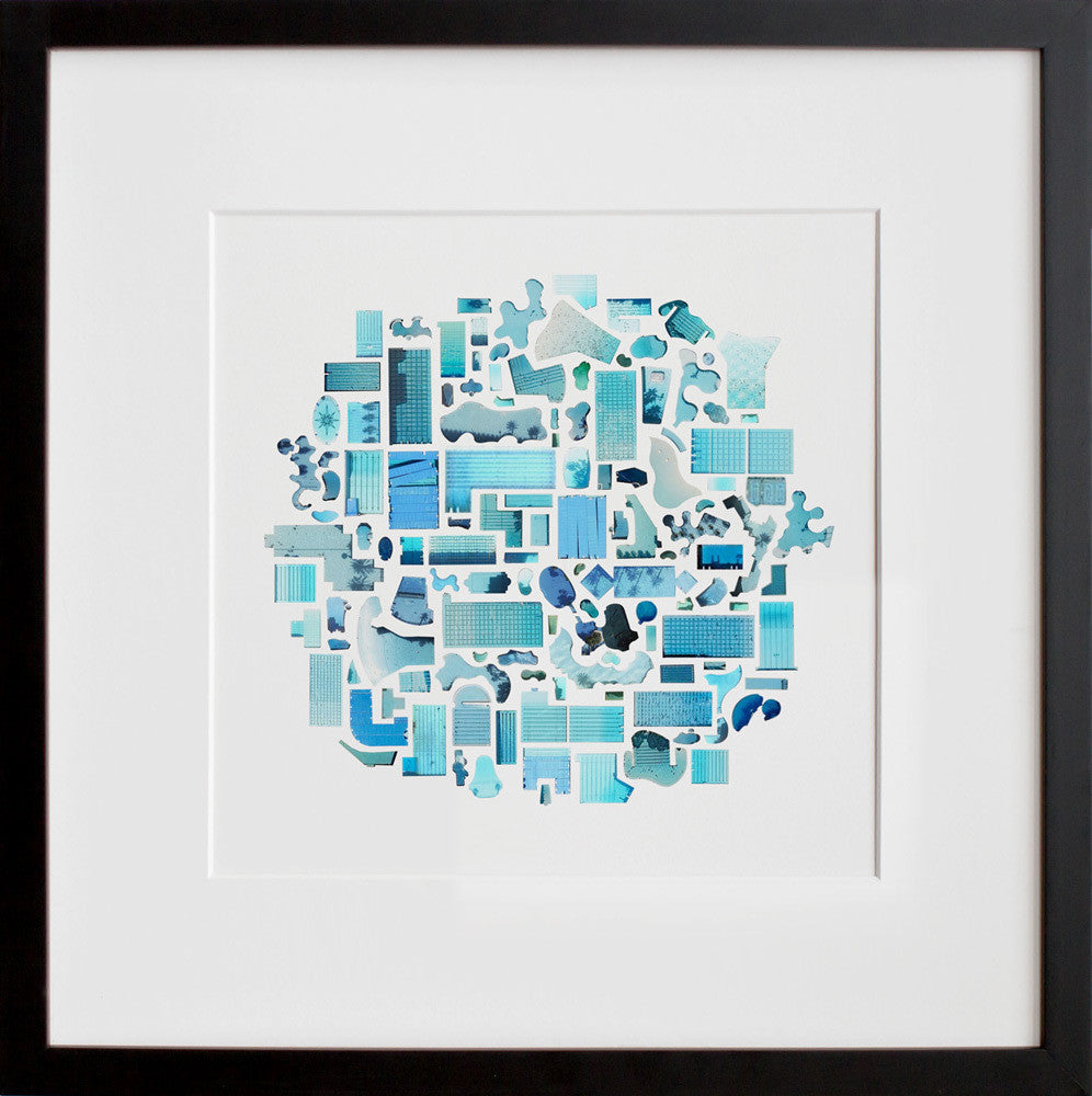 125 Swimming Pools in a black frame