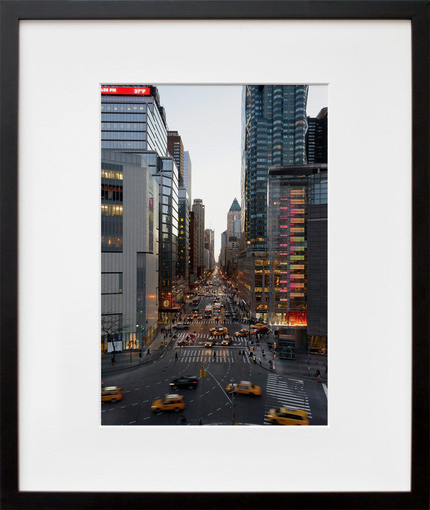 Eighth Avenue in a black frame