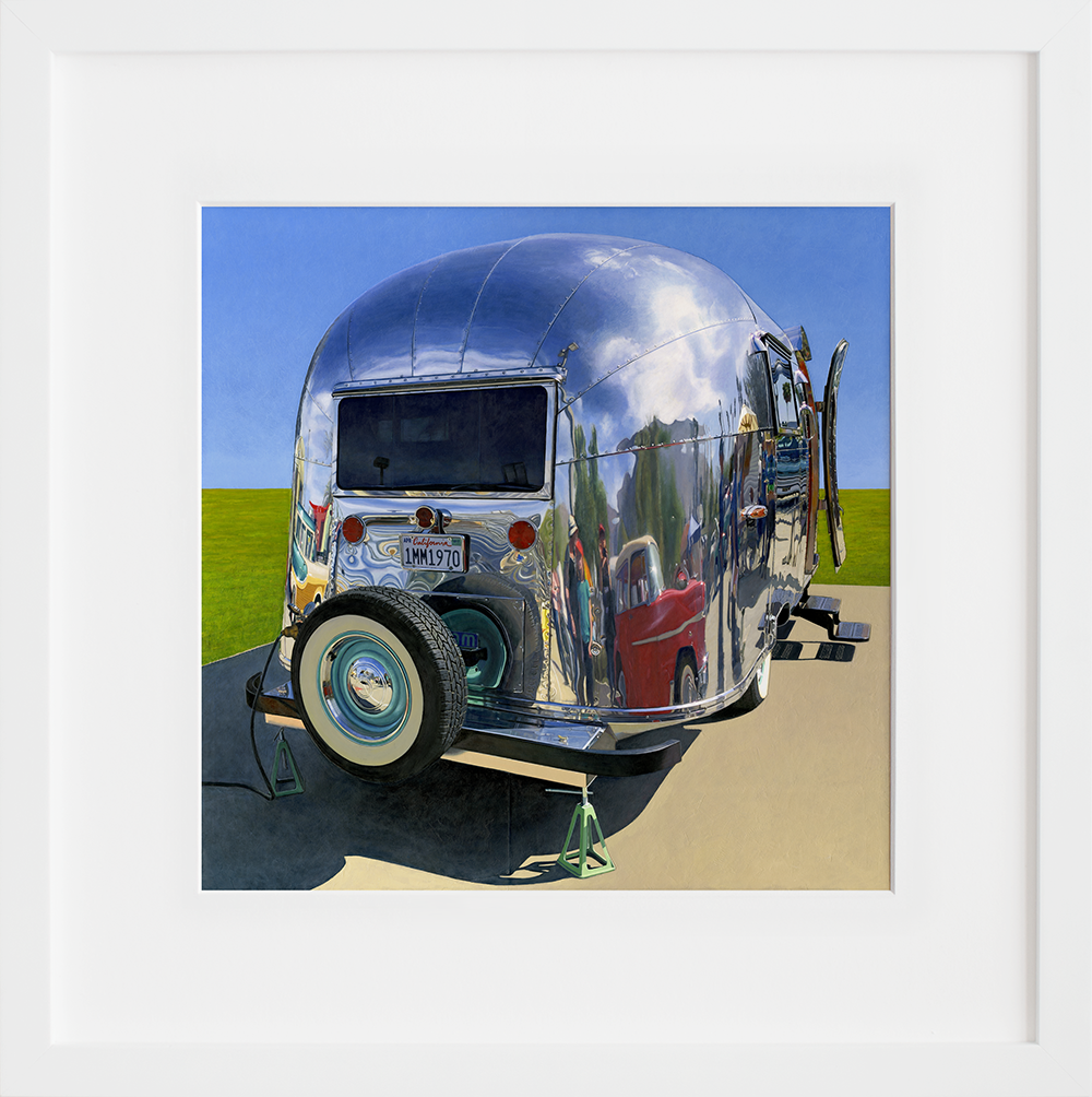 Palm Springs Pacer in a white frame