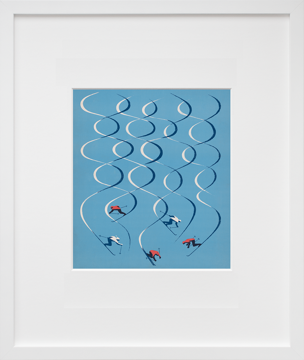 Join NSA, National Ski Association in a white frame