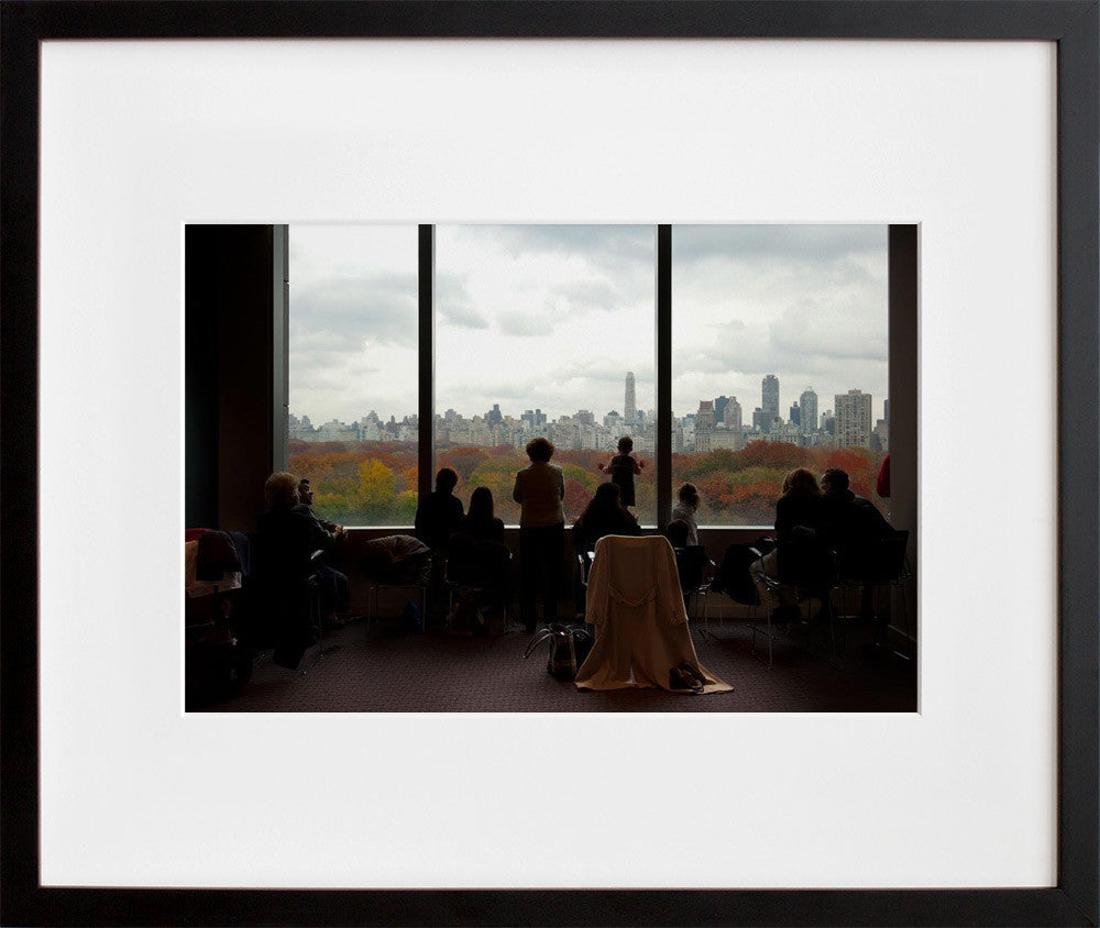 Columbus Circle in a black frame