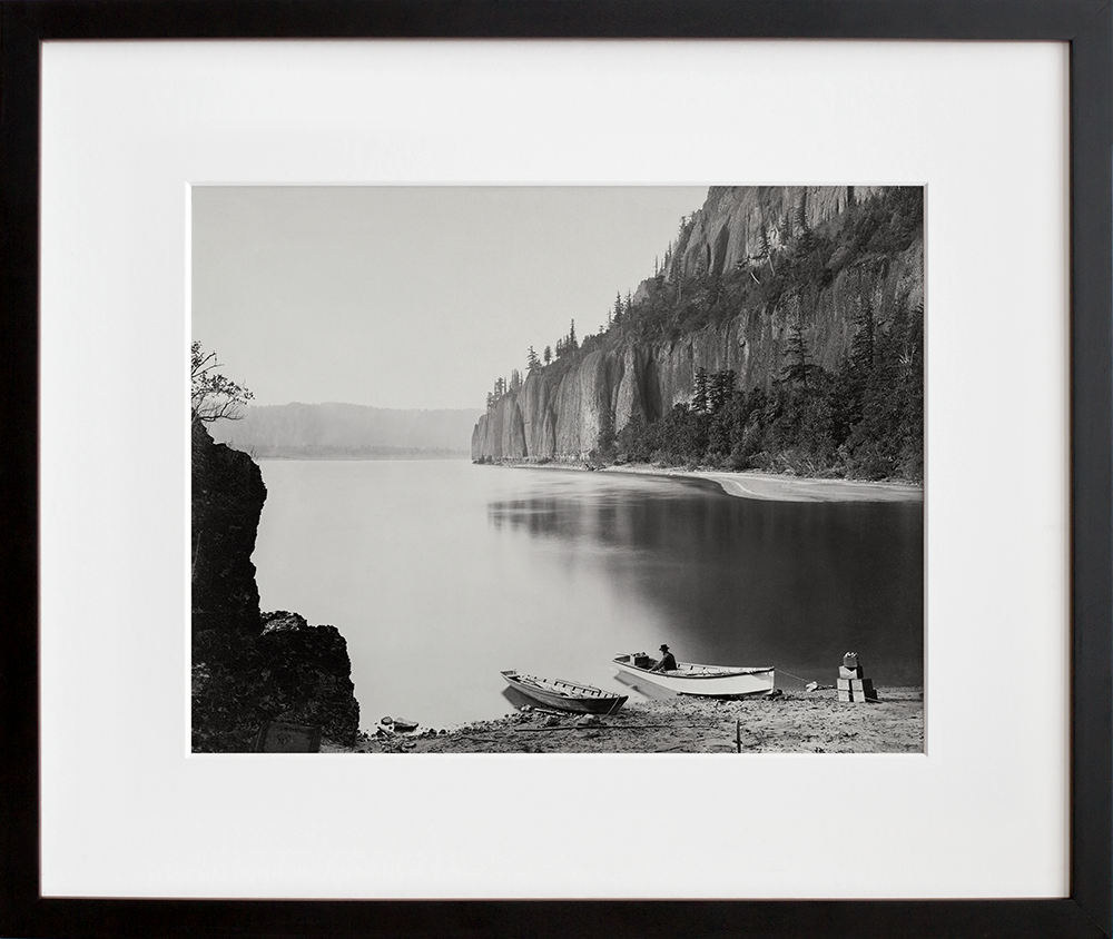 Cape Horn, Columbia River, Oregon in a black frame