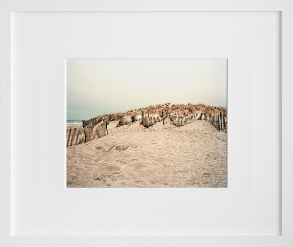 Jones Beach Dream (dunes) in a white frame