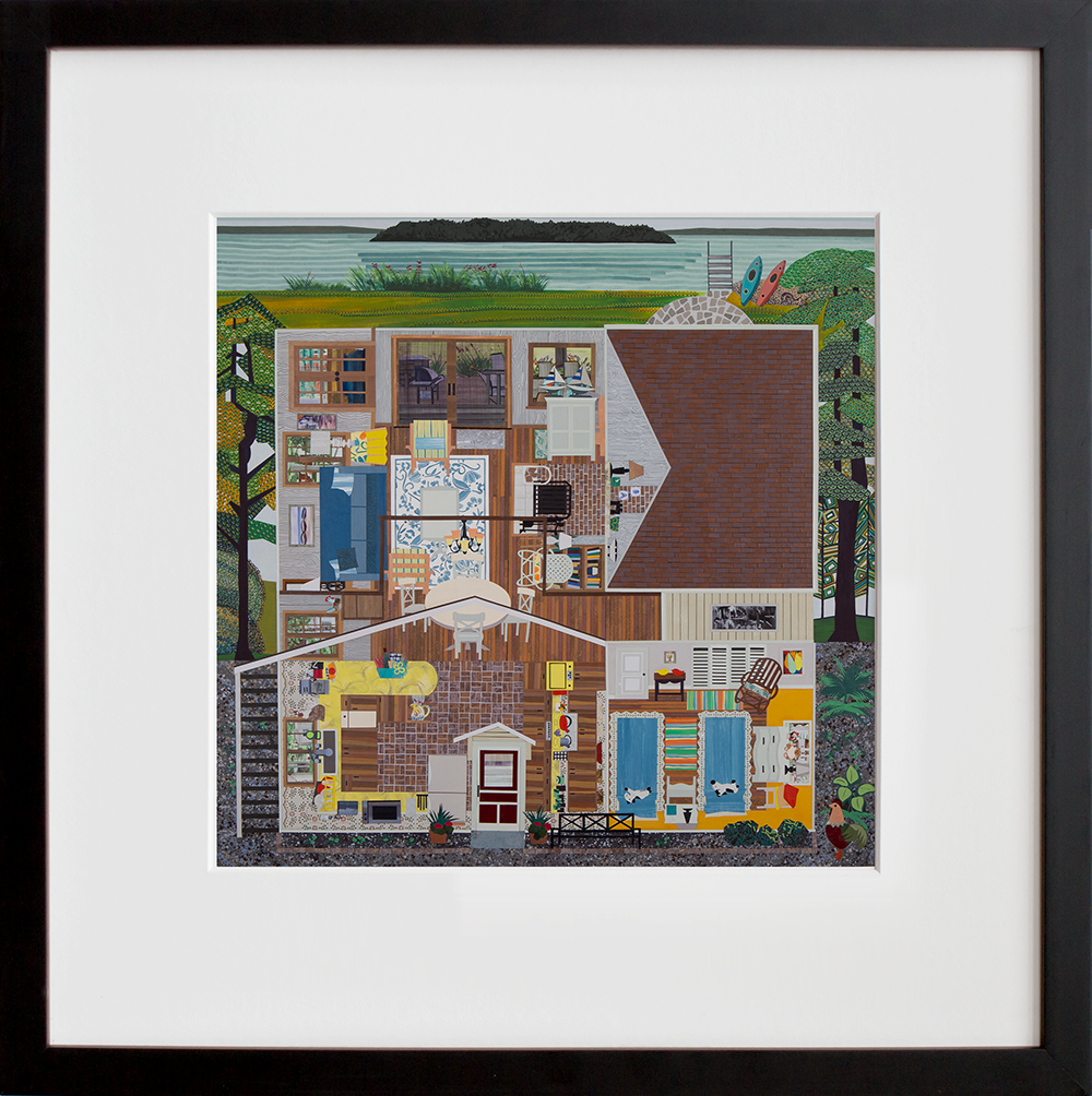 Michigan VRBO in a black frame