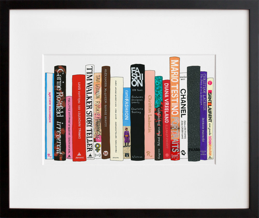 Ideal Bookshelf 505: Fashion in a black frame