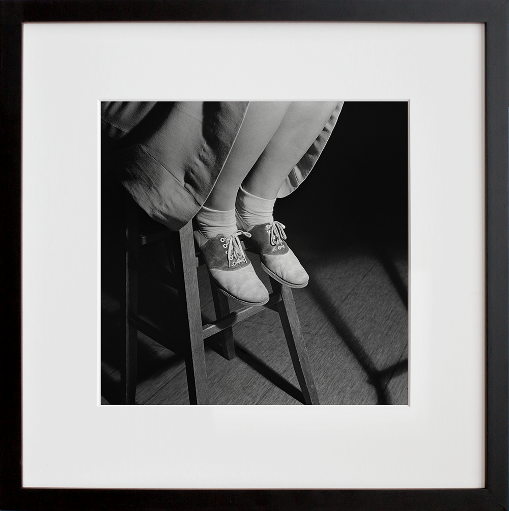 Saddle Shoes in a black frame