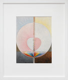 Hilma af Klint's The Dove, No. 1, Group IX/UW in white frame