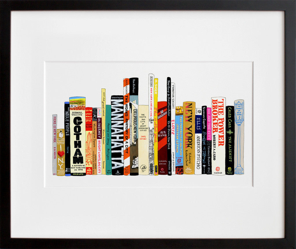 Ideal Bookshelf 364: NYC in a black frame